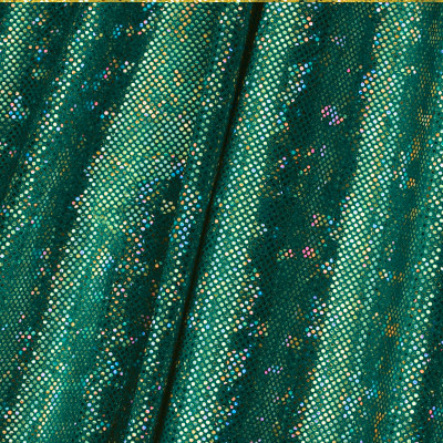 Aztec patterned hololycra - VERDE BAN.